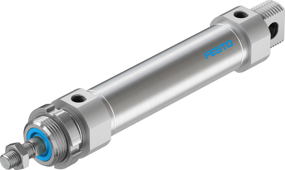 Festo Cilindro Redondo 32mm Diámetro 100mm Carrera Doble Efecto - 195984