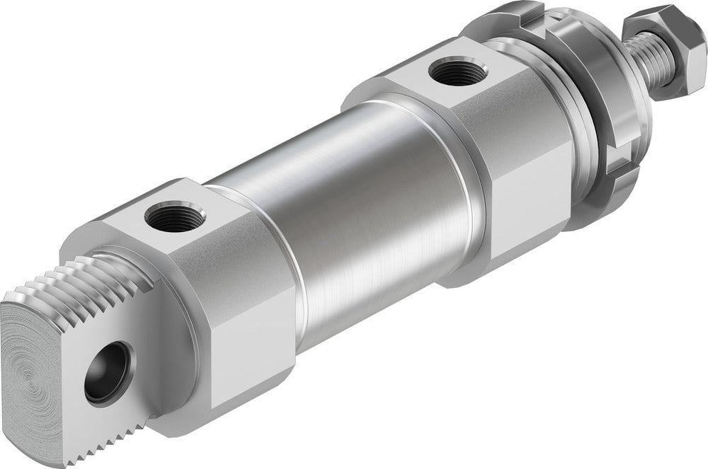 Festo Cilindro Redondo 40mm Diámetro 25mm Carrera Doble Efecto - 195990