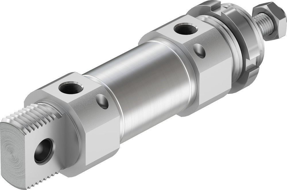Festo Cilindro Redondo 40mm Diámetro 25mm Carrera Doble Efecto - 196030