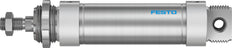Festo Cilindro Redondo 50mm Diámetro 100mm Carrera Doble Efecto - 196044