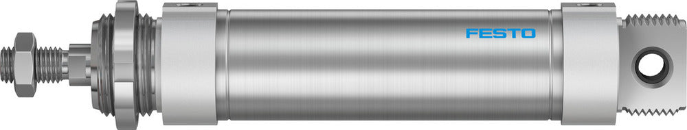 Festo Cilindro Redondo 50mm Diámetro 125mm Carrera Doble Efecto - 196045
