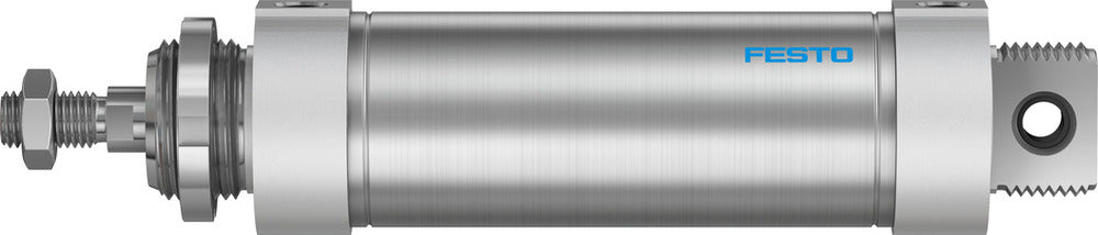 Festo Cilindro Redondo 63mm Diámetro 125mm Carrera Doble Efecto - 196055