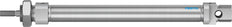 Cilindro Festo 20mm Diámetro 160mm Carrera ISO 6432 Doble Efecto - 19214