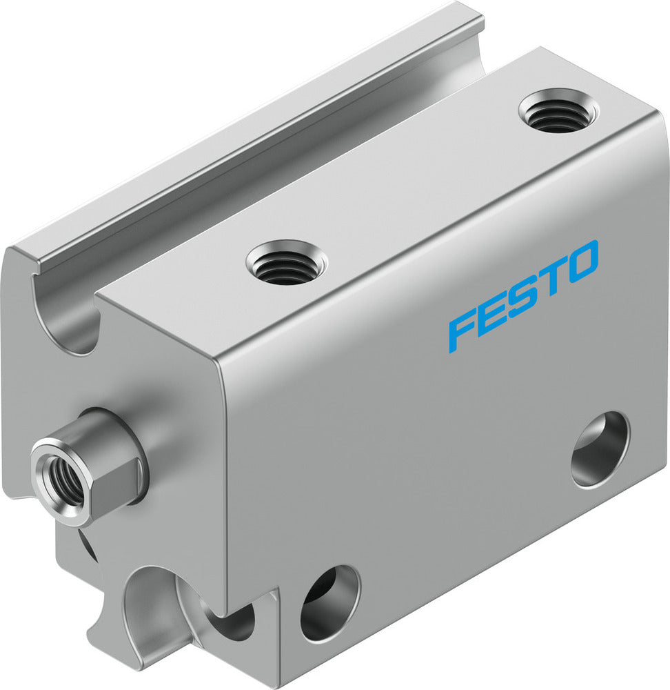 Festo Cilindro Compacto 6mm Diámetro 10mm Carrera Simple Efecto - 5267301