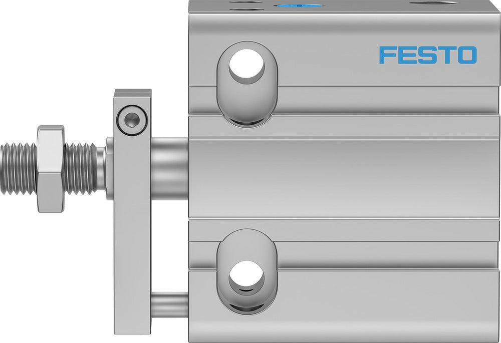 Festo Cilindro Compacto 32mm Diámetro 10mm Carrera Simple Efecto - 4828491