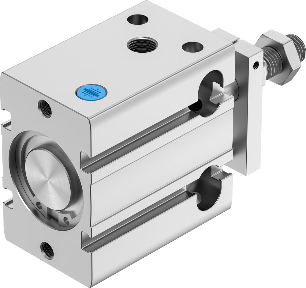 Festo Cilindro Compacto 32mm Diámetro 15mm Carrera Simple Efecto - 4828501