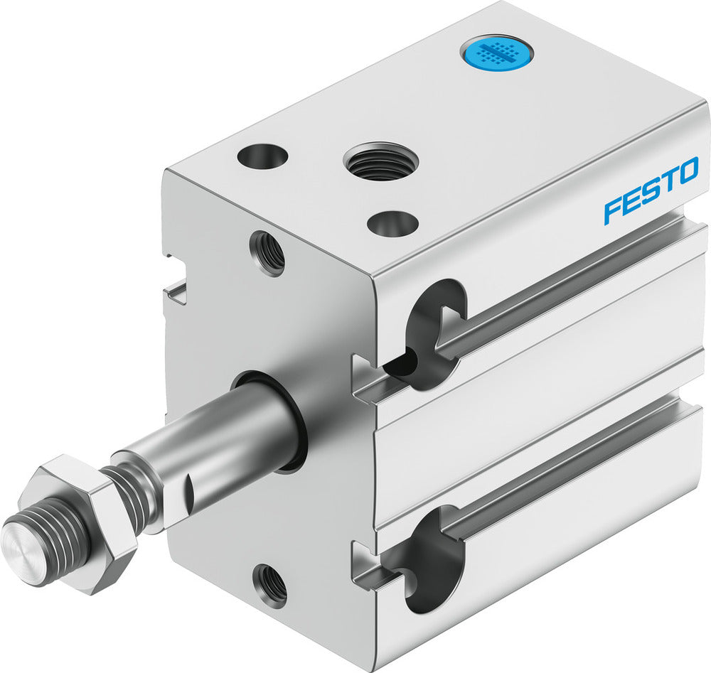 Festo Cilindro Compacto 32mm Diámetro 15mm Carrera Simple Efecto - 4829131