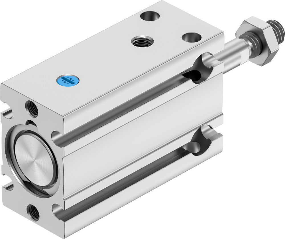 Festo Cilindro Compacto 16mm Diámetro 10mm Carrera Simple Efecto - 4833322