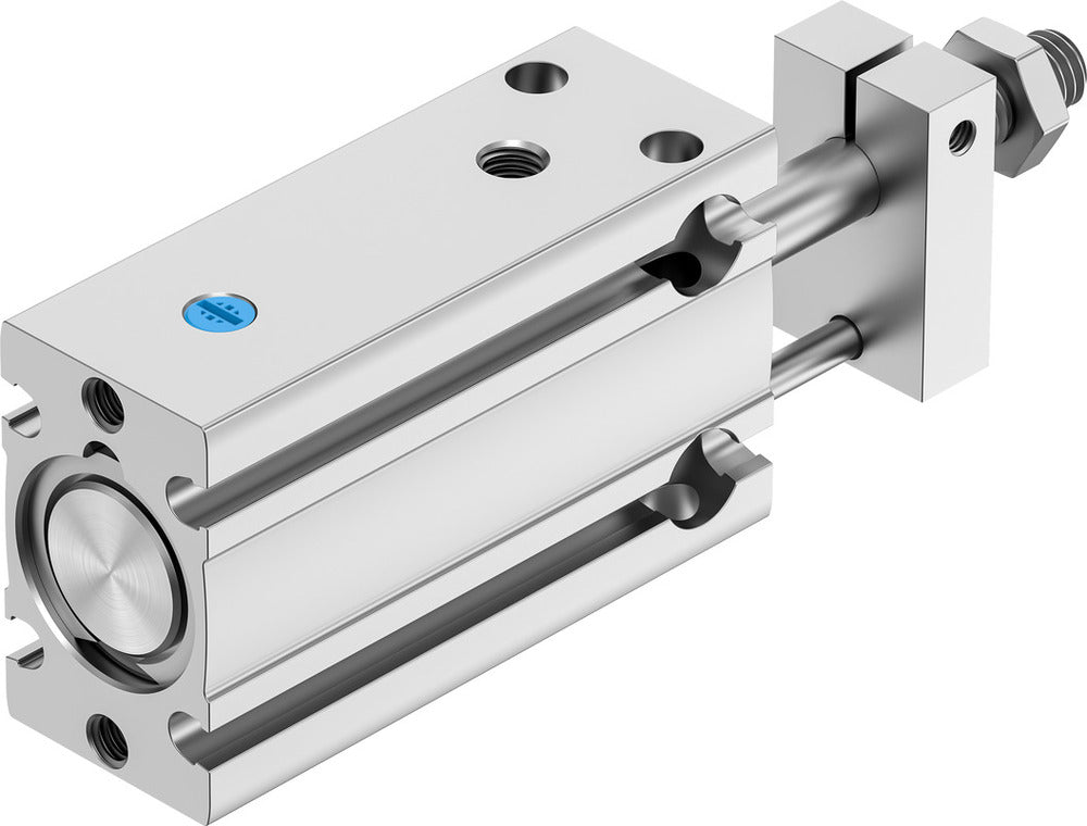 Festo Cilindro Compacto 16mm Diámetro 15mm Carrera Simple Efecto - 4834382