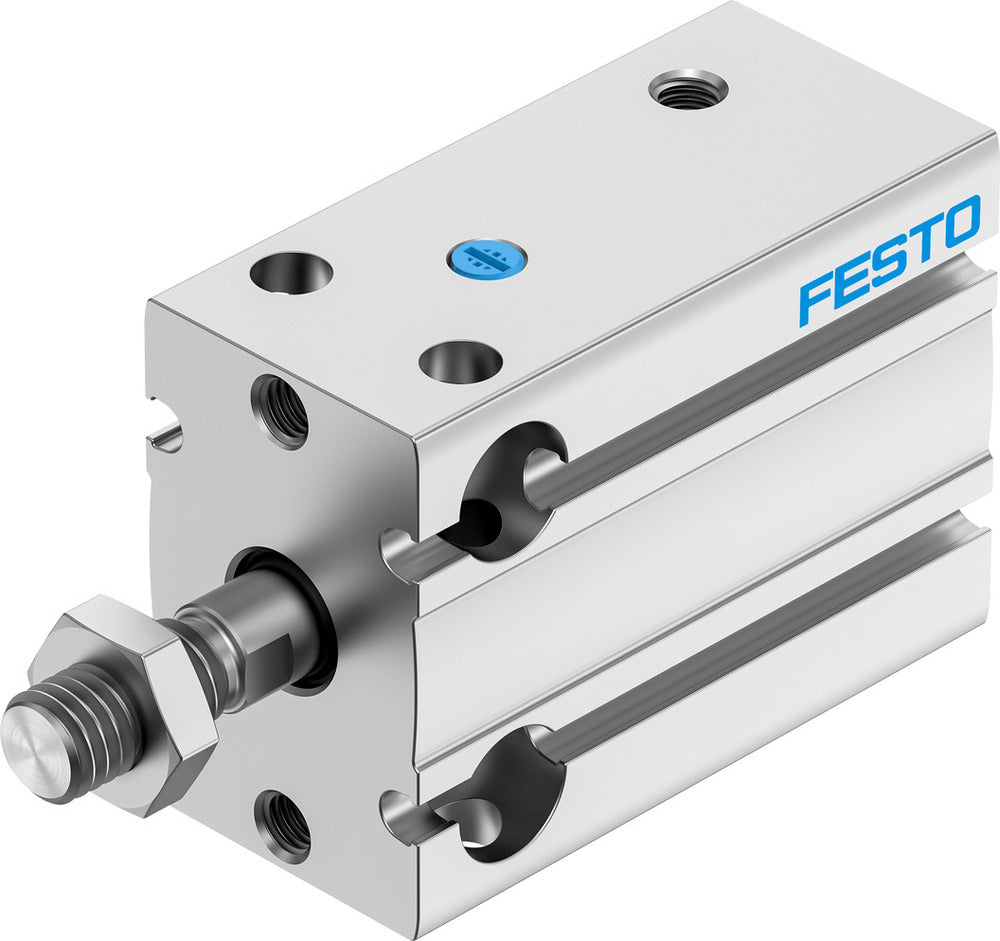 Festo Cilindro Compacto 20mm Diámetro 10mm Carrera Simple Efecto - 4840808