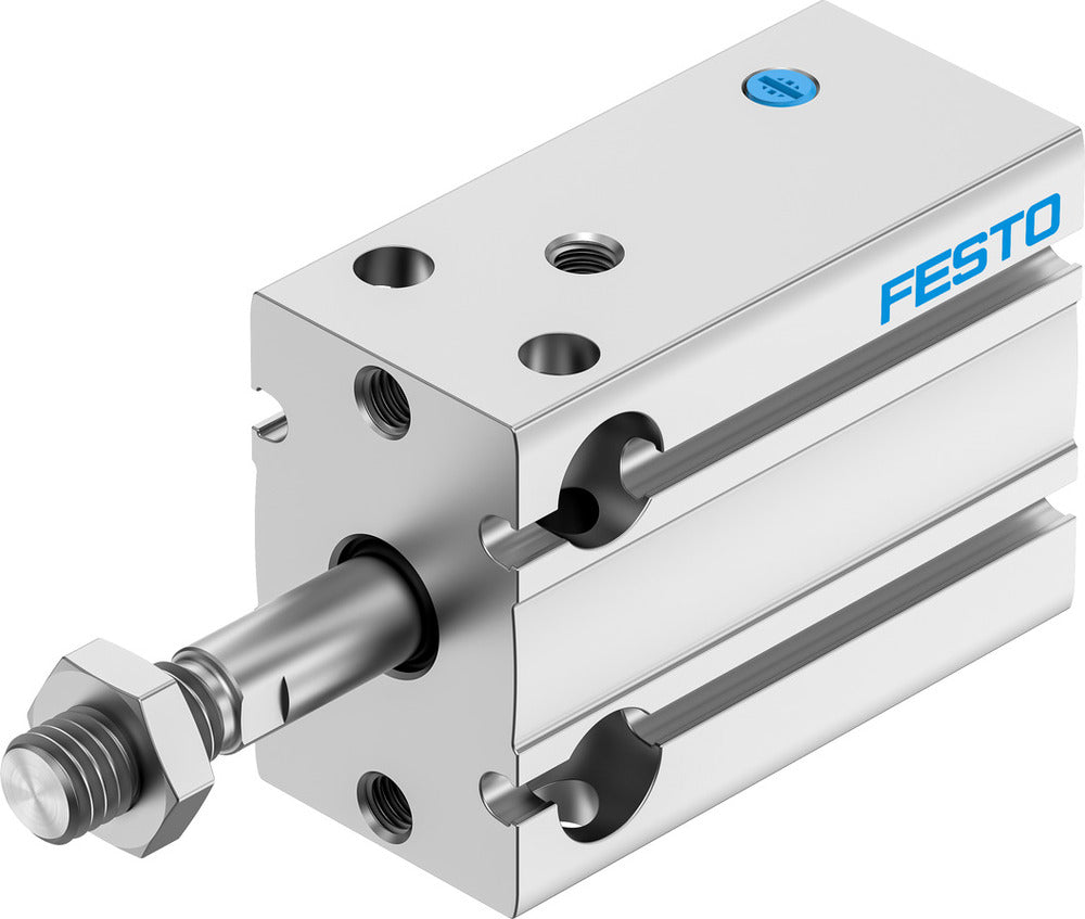 Festo Cilindro Compacto 20mm Diámetro 10mm Carrera Simple Efecto - 4840811
