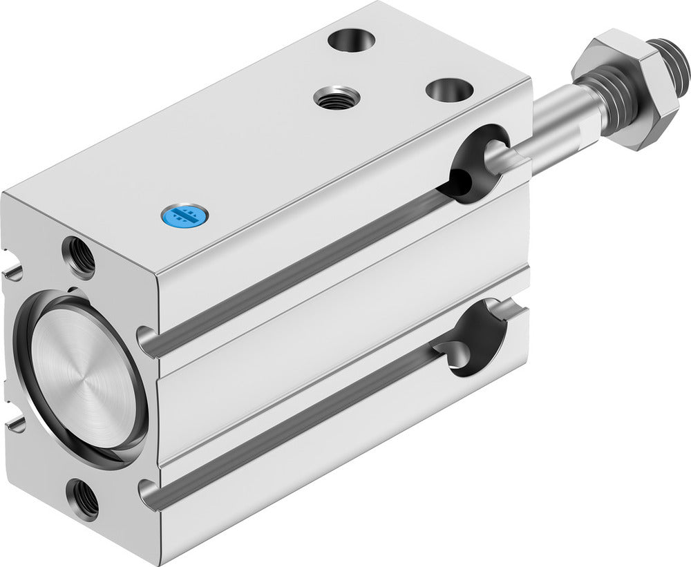 Festo Cilindro Compacto 20mm Diámetro 15mm Carrera Simple Efecto - 4840812