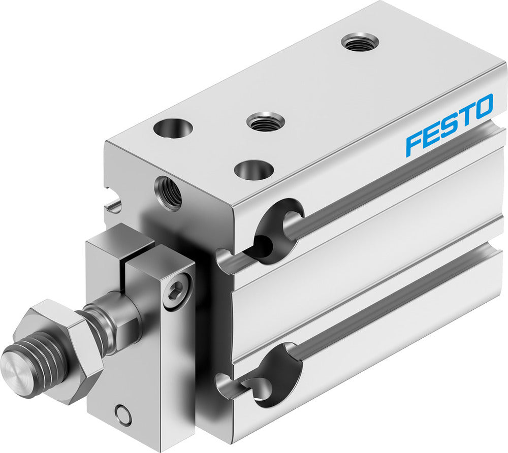 Festo Cilindro Compacto 20mm Diámetro 10mm Carrera Doble Efecto - 4840814