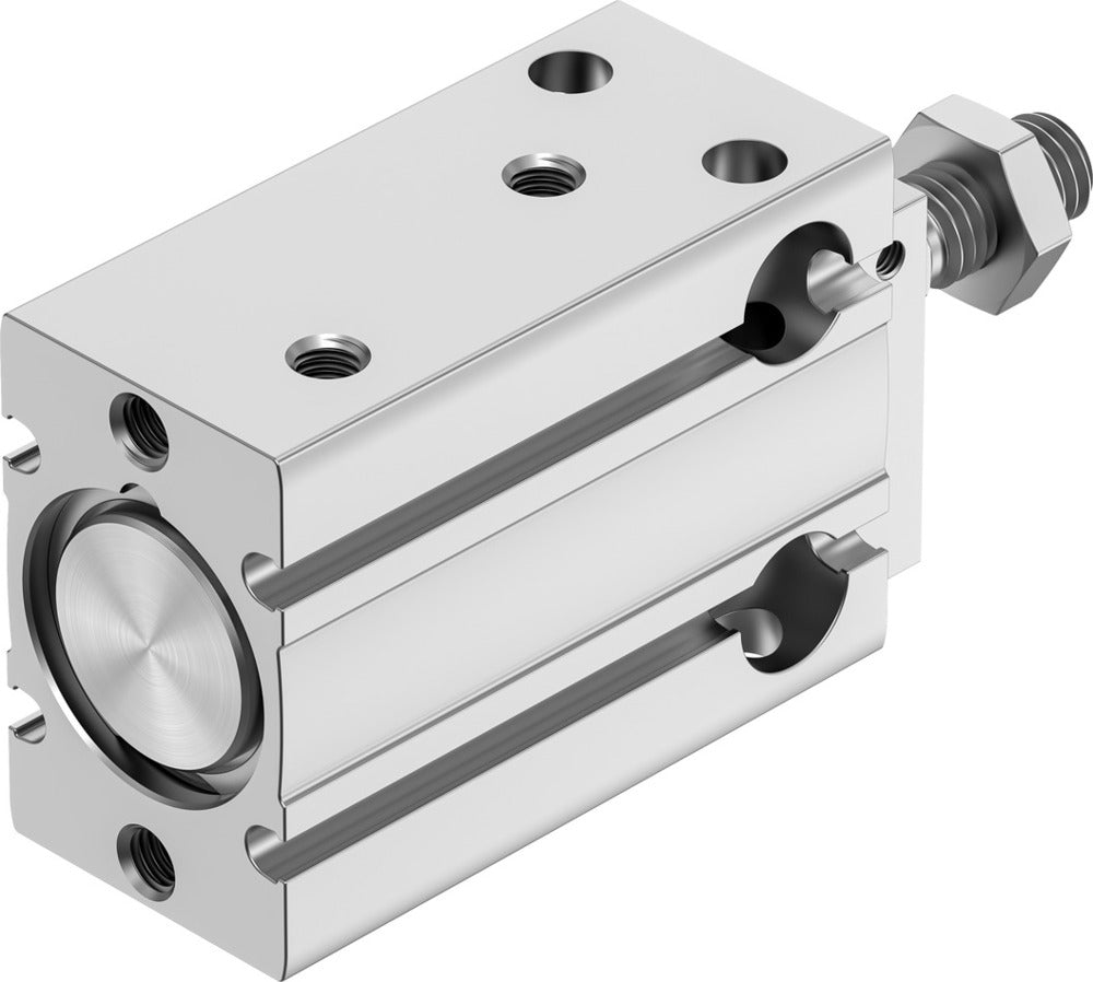 Festo Cilindro Compacto 20mm Diámetro 10mm Carrera Doble Efecto - 4840814