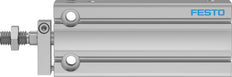 Festo Cilindro Compacto 20mm Diámetro 50mm Carrera Doble Efecto - 4840820