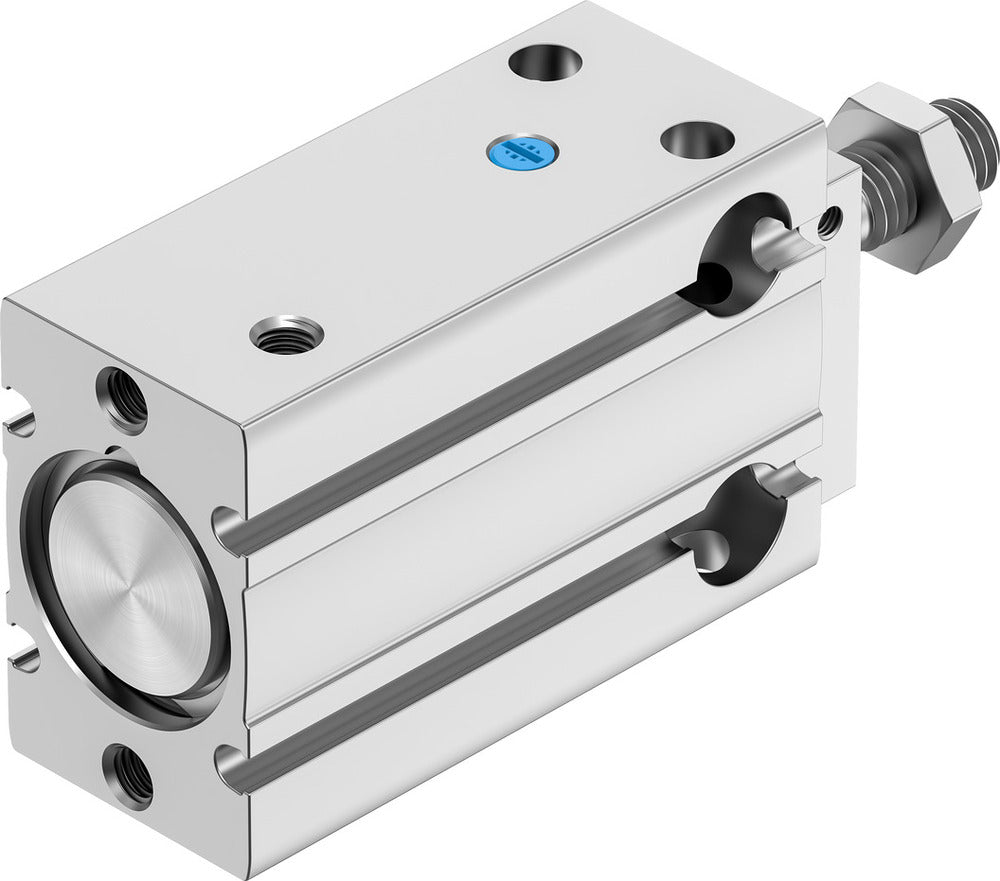 Festo Cilindro Compacto 20mm Diámetro 15mm Carrera Simple Efecto - 4840823