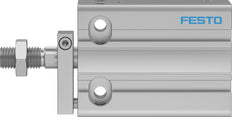 Cilindro Compacto Festo 25mm Diámetro 20mm Carrera Doble Efecto - 4840827