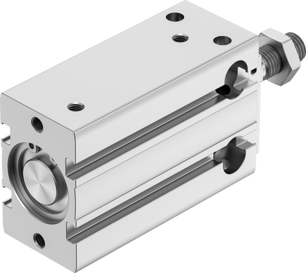 Festo Cilindro Compacto 25mm Diámetro 30mm Carrera Doble Efecto - 4840829
