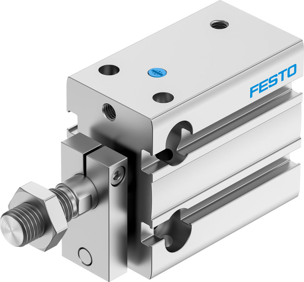 Festo Cilindro Compacto 25mm Diámetro 10mm Carrera Simple Efecto - 4840836