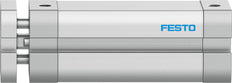 Festo Cilindro Compacto 12mm Diámetro 40mm Carrera ISO 21287 Doble Efecto - 554211