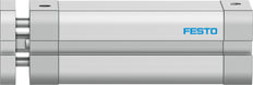 Festo Cilindro Compacto 16mm Diámetro 50mm Carrera ISO 21287 Doble Efecto - 554219