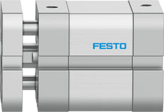 Festo Cilindro Compacto 25mm Diámetro 10mm Carrera ISO 21287 Doble Efecto - 554230