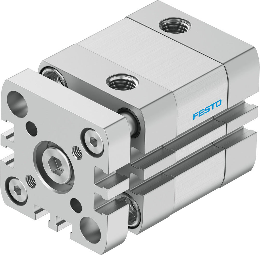Festo Cilindro Compacto 32mm Diámetro 10mm Carrera ISO 21287 Doble Efecto - 574022