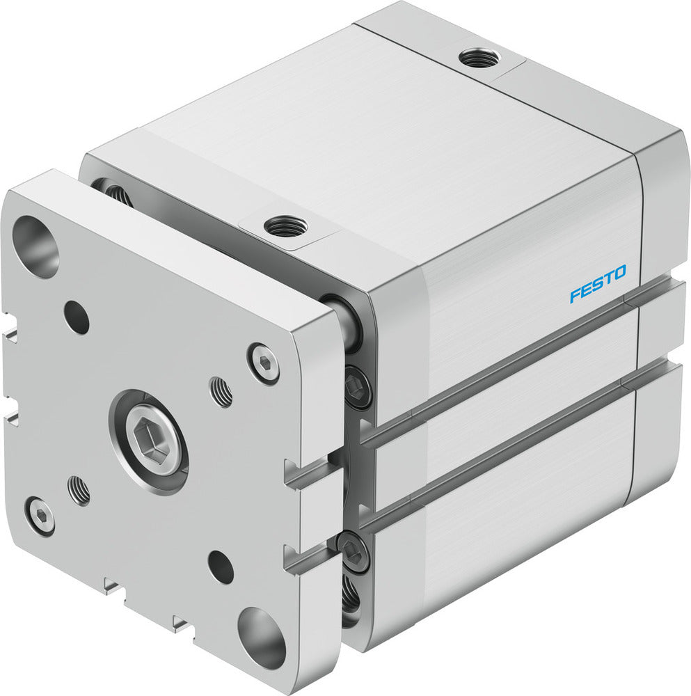 Festo Cilindro Compacto 80mm Diámetro 50mm Carrera ISO 21287 Doble Efecto - 574064