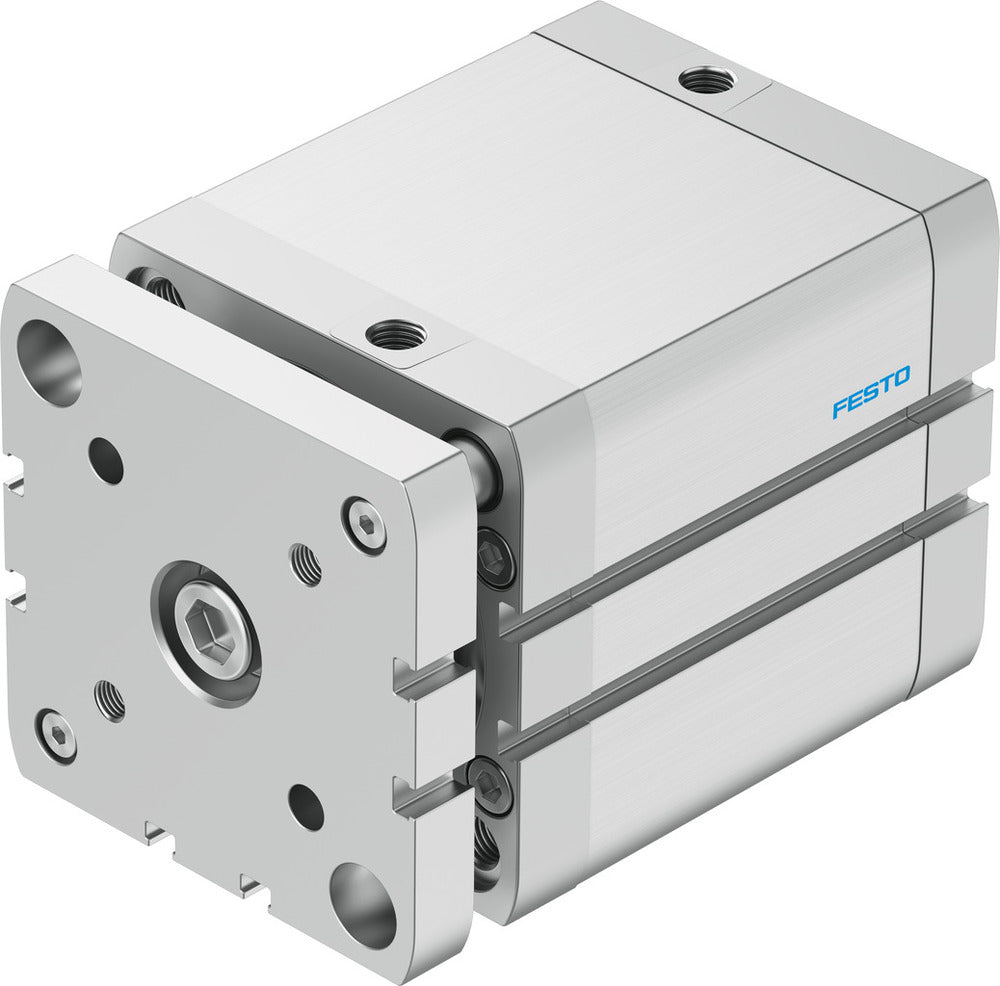 Festo Cilindro Compacto 80mm Diámetro 60mm Carrera ISO 21287 Doble Efecto - 554284