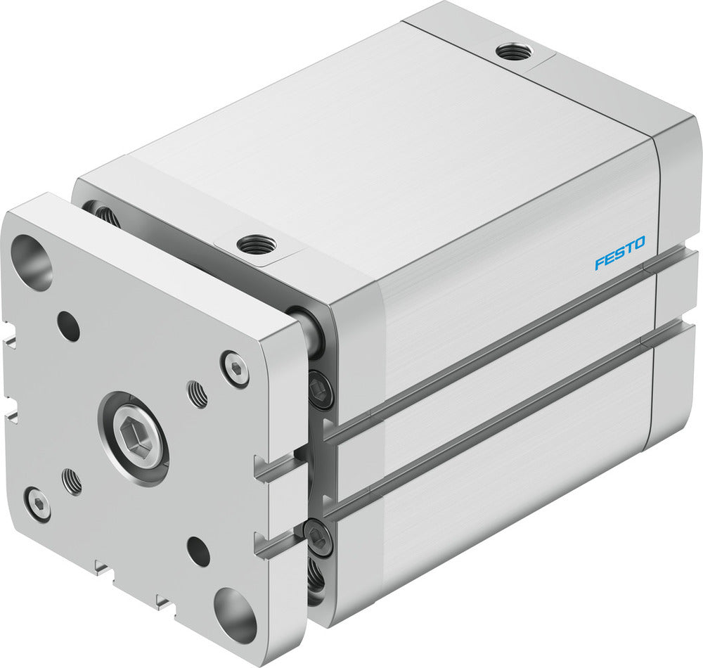 Festo Cilindro Compacto 80mm Diámetro 80mm Carrera ISO 21287 Doble Efecto - 554285