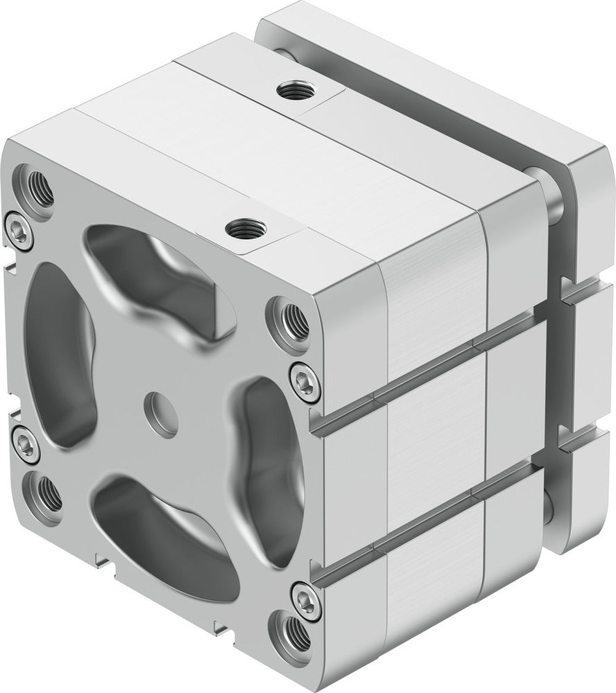 Festo Cilindro Compacto 100mm Diámetro 10mm Carrera ISO 21287 Doble Efecto - 554286