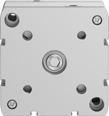 Festo Cilindro Compacto 100mm Diámetro 10mm Carrera ISO 21287 Doble Efecto - 554286