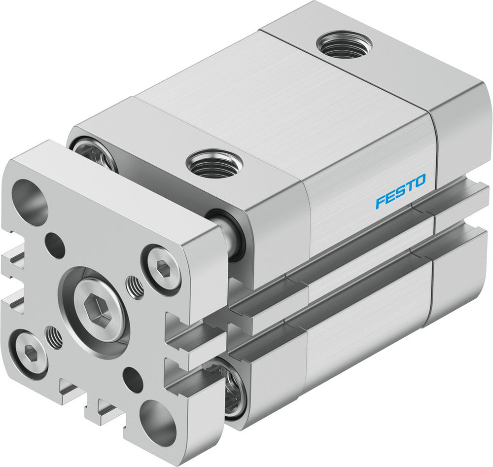 Festo Cilindro Compacto 32mm Diámetro 20mm Carrera ISO 21287 Doble Efecto - 554241