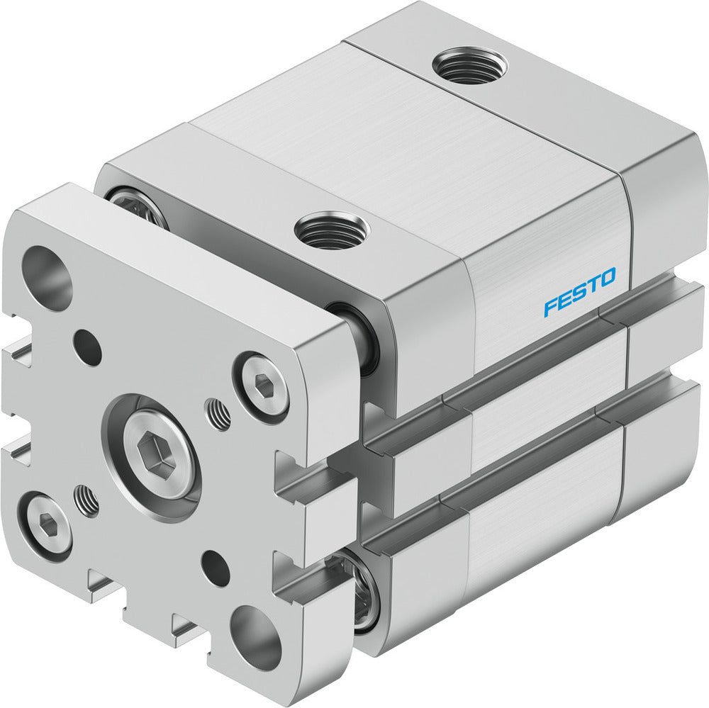 Festo Cilindro Compacto 40mm Diámetro 15mm Carrera ISO 21287 Doble Efecto - 554250