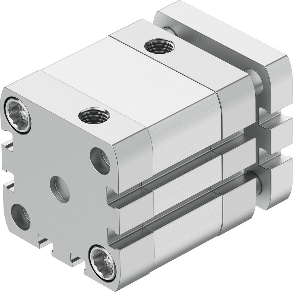 Festo Cilindro Compacto 40mm Diámetro 15mm Carrera ISO 21287 Doble Efecto - 554250
