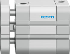 Festo Cilindro Compacto 40mm Diámetro 15mm Carrera ISO 21287 Doble Efecto - 554250