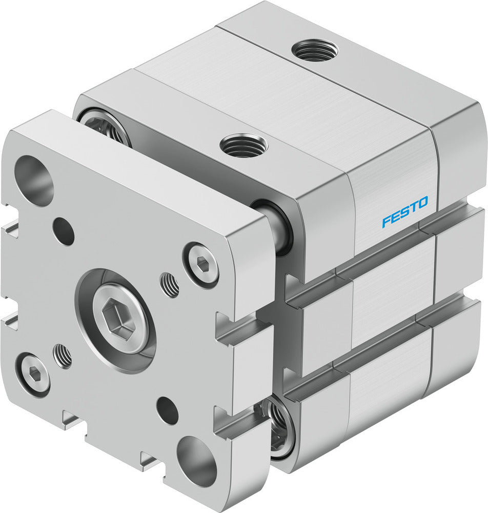 Festo Cilindro Compacto 50mm Diámetro 10mm Carrera ISO 21287 Doble Efecto - 574040