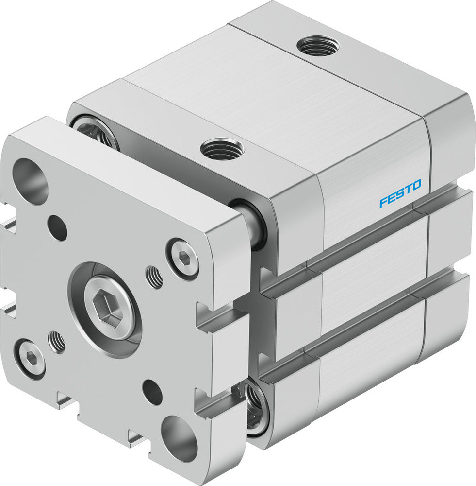 Festo Cilindro Compacto 50mm Diámetro 20mm Carrera ISO 21287 Doble Efecto - 574042