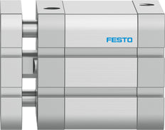 Festo Cilindro Compacto 50mm Diámetro 25mm Carrera ISO 21287 Doble Efecto - 554262