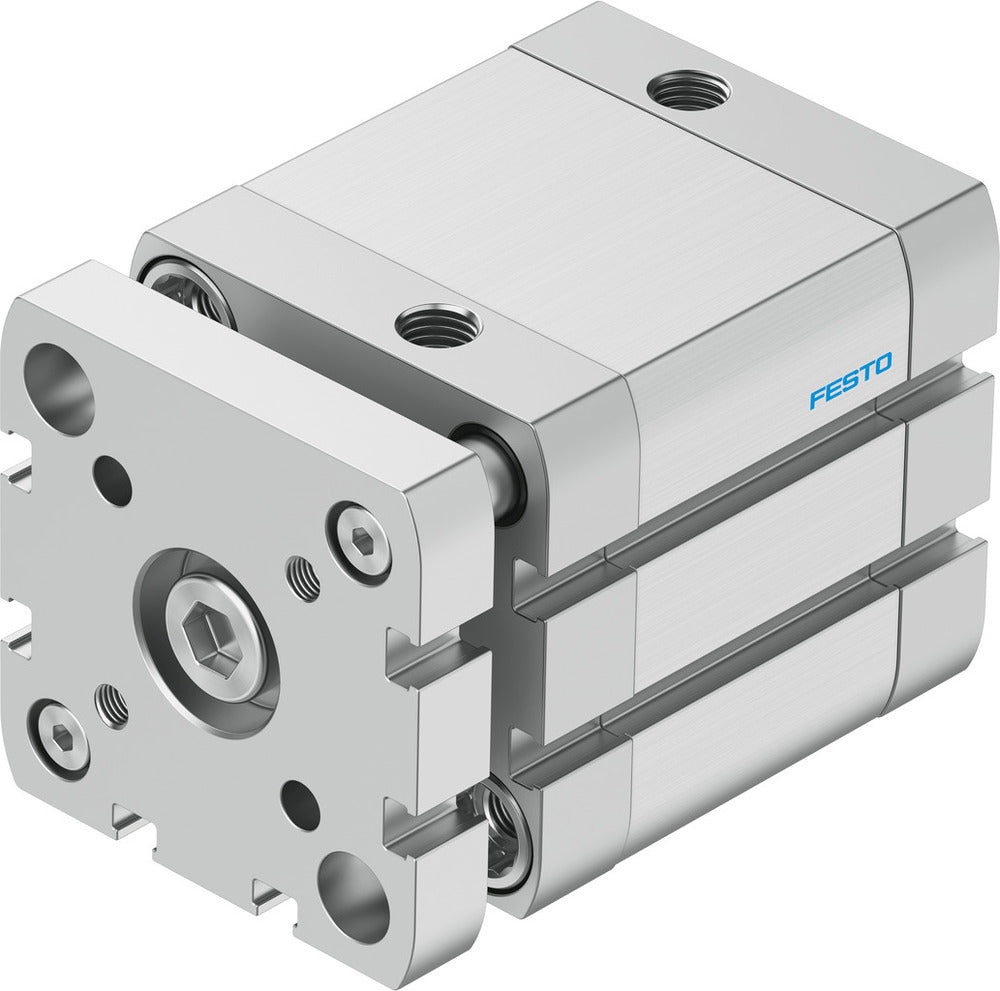 Festo Cilindro Compacto 50mm Diámetro 30mm Carrera ISO 21287 Doble Efecto - 554263