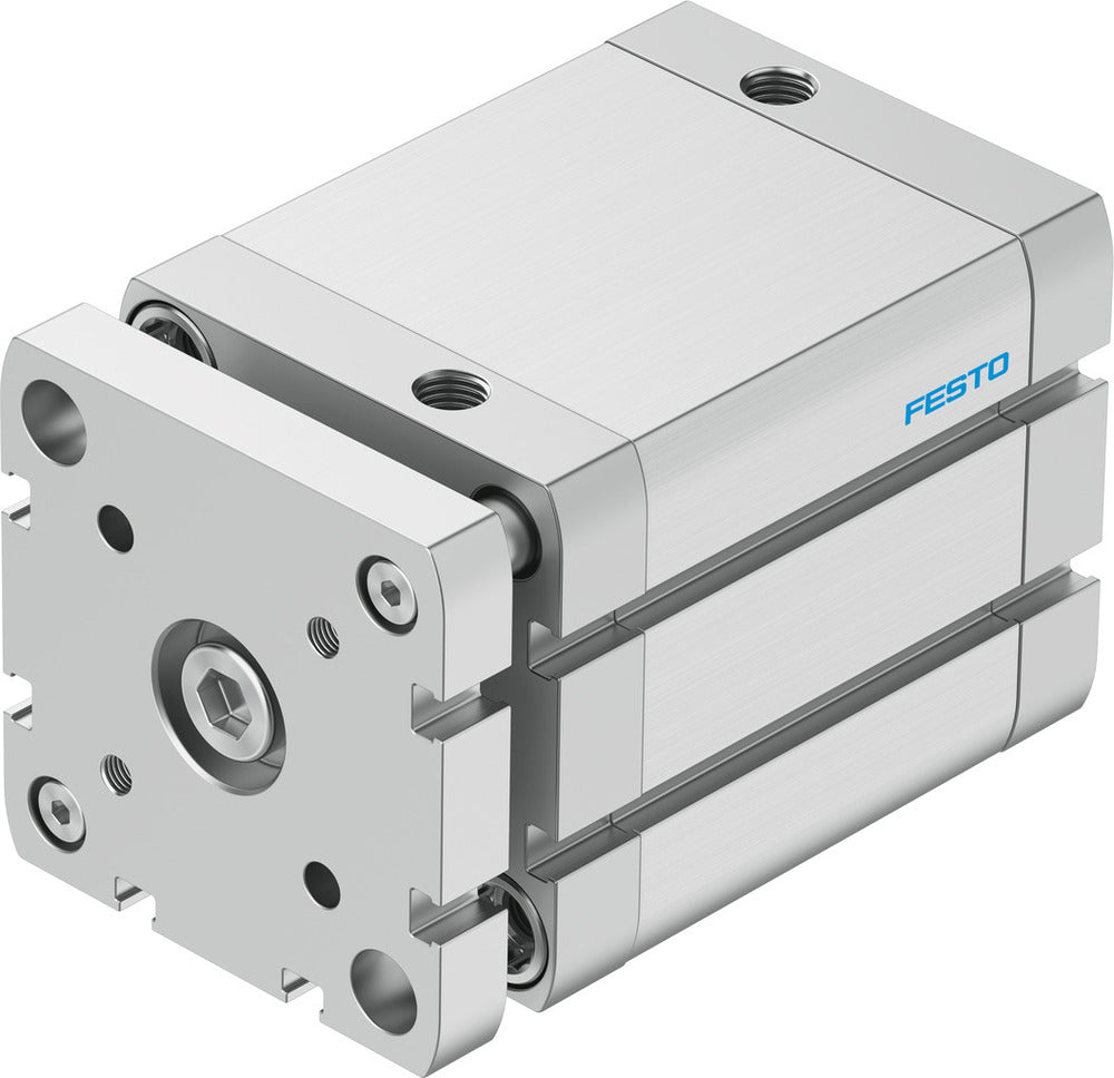 Festo Cilindro Compacto 63mm Diámetro 50mm Carrera ISO 21287 Doble Efecto - 574055