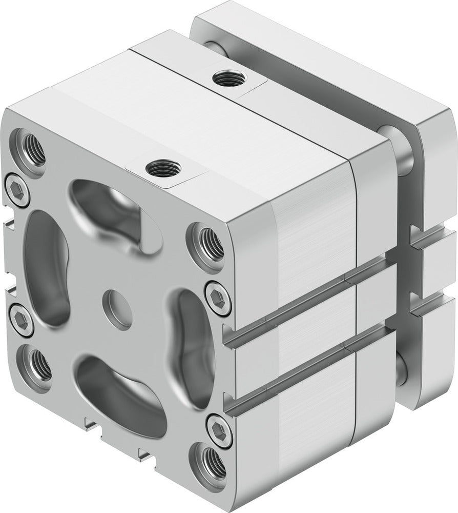 Festo Cilindro Compacto 80mm Diámetro 10mm Carrera ISO 21287 Doble Efecto - 554277