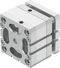 Festo Cilindro Compacto 80mm Diámetro 10mm Carrera ISO 21287 Doble Efecto - 554277