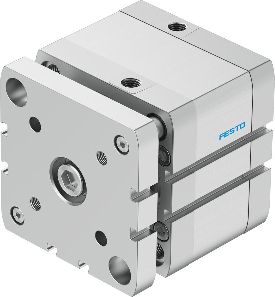 Festo Cilindro Compacto 80mm Diámetro 20mm Carrera ISO 21287 Doble Efecto - 574060