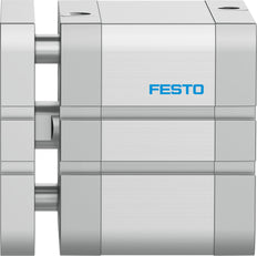 Festo Cilindro Compacto 80mm Diámetro 25mm Carrera ISO 21287 Doble Efecto - 574061