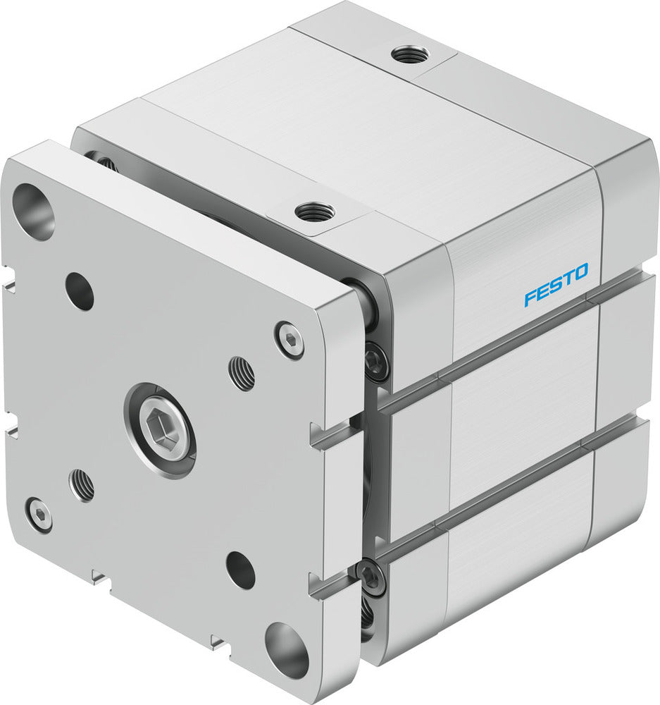 Festo Cilindro Compacto 100mm Diámetro 30mm Carrera ISO 21287 Doble Efecto - 577228