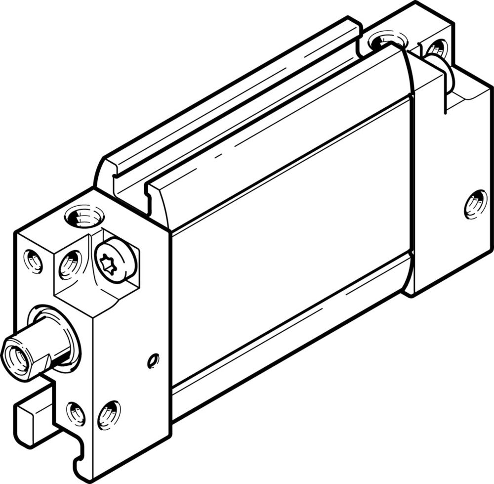 Festo Cilindro Plano 12mm Diámetro 160mm Carrera Doble Efecto - 164010