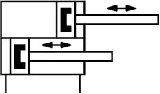 Festo Unidad Separadora De Pieza 14mm Diámetro 40mm Carrera Doble Efecto - 529352