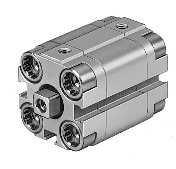 Festo Cilindro Compacto 25mm Diámetro 10mm Carrera Doble Efecto - 156695