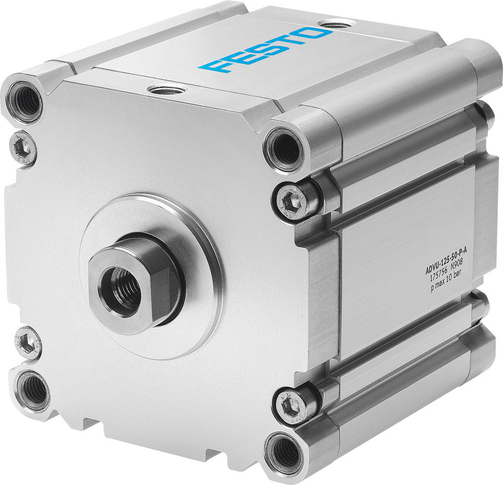 Festo Cilindro Compacto 125mm Diámetro 20mm Carrera Doble Efecto - 175752